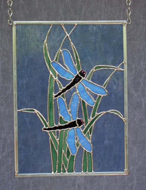 Dragonflies in Grass